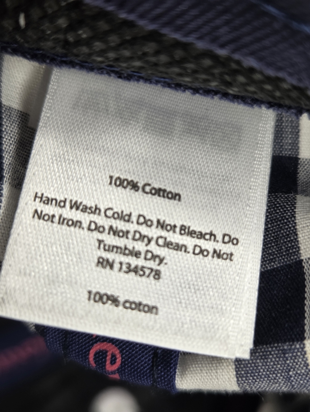 Vineyard Vines Plaid Navy/white Gingham Whale Baseball Cap - Picture 7 of 7
